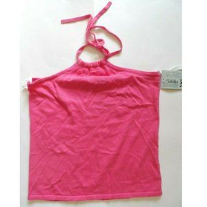 Xhilaration Girl's Halter Knitted Top - Pink - Size: XL